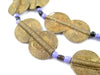 Double Sun Design Baule Brass Beads (35x20mm)