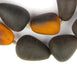 Amber Horn Spindle Beads - The Bead Chest