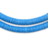 Blue Vinyl Phono Record Beads (8mm)