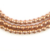 Ethiopian Copper Bicone Beads (5x5mm)