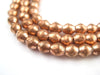 Ethiopian Copper Bicone Beads (5x5mm) - The Bead Chest