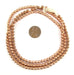 Ethiopian Copper Bicone Beads (5x5mm) - The Bead Chest