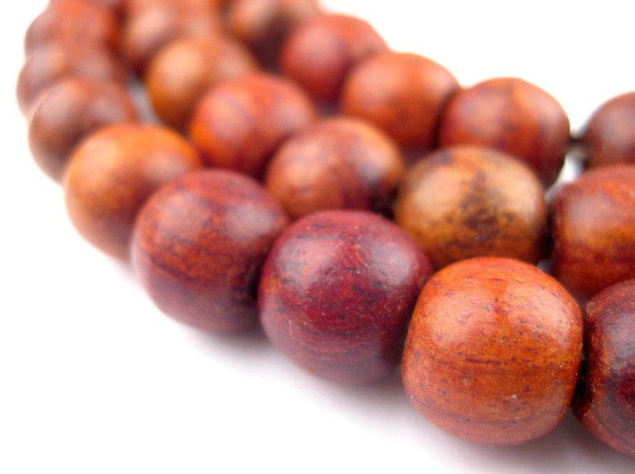 Rosewood Mala Beads (9x11mm) - The Bead Chest