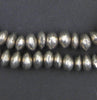 Mali Silver Bicone Beads (7x12mm)