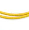 Sunflower Yellow Vinyl Phono Record Beads (4mm)