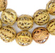 Round Nest Ghana Brass Filigree Beads (23mm) - The Bead Chest