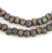 Vintage Inlaid Yak Horn Prayer Beads (6mm) - The Bead Chest