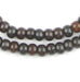 Dark Brown Bone Prayer Beads (6x8mm) - The Bead Chest