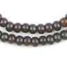 Dark Brown Bone Prayer Beads (6x8mm)