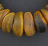 Light Amber Moroccan Horn Beads