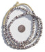 White Venetian French Cross Trade Beads (Long Strand) - The Bead Chest
