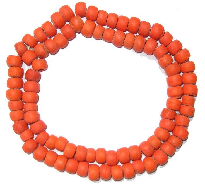 Coral Glass Beads - The Bead Chest