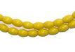 Yellow Ghana Rice Beads - The Bead Chest