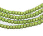 Pistachio Green Small Glass Beads (2 Strands) - The Bead Chest