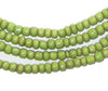 Pistachio Green Small Glass Beads (2 Strands)