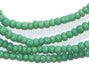 Green Ghana Glass Beads (2 Strands) - The Bead Chest