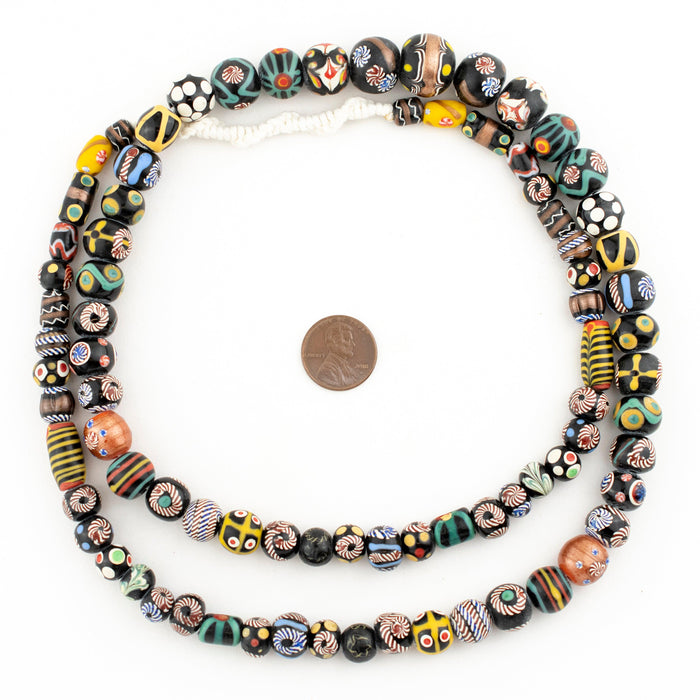 Hot Deal: Mixed Black Fancy Java Glass Beads - The Bead Chest