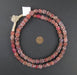 Red Antique Skunk Eye Beads (Long Strand) - The Bead Chest
