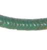 Glass Snake Beads, Green Color