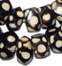 Polka Dot Batik Bone Beads (Faceted) - The Bead Chest