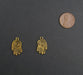 Mini Brass Hamsa Pendant (Set of 2) - The Bead Chest