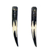 Zig Zag Batik Bone Tooth Pendant (Set of 2)