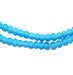 Turquoise White Heart Beads (4mm) - The Bead Chest