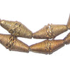 Brass Filigree Beads, Bicone Design