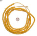 Amber Color Sandcast Cylinder Beads - The Bead Chest