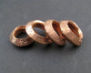 Copper Ethiopian Wollo Rings (18mm) (Set of 4)