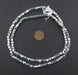 Diamond Cut Faceted Silver Beads (5mm) - The Bead Chest