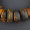 Dark Amber Color Moroccan Horn Beads