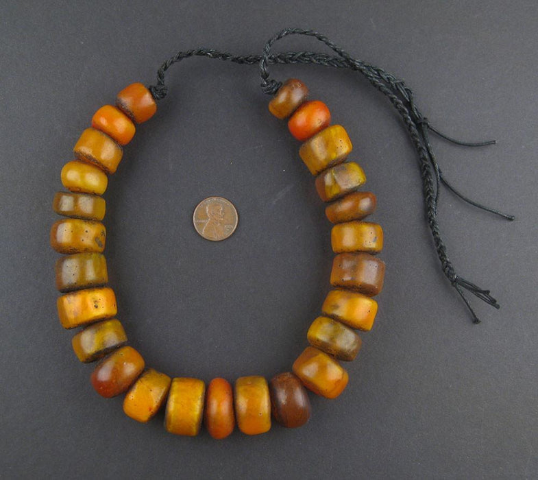 Moroccan Medley Amber Resin Beads (Petite) - The Bead Chest