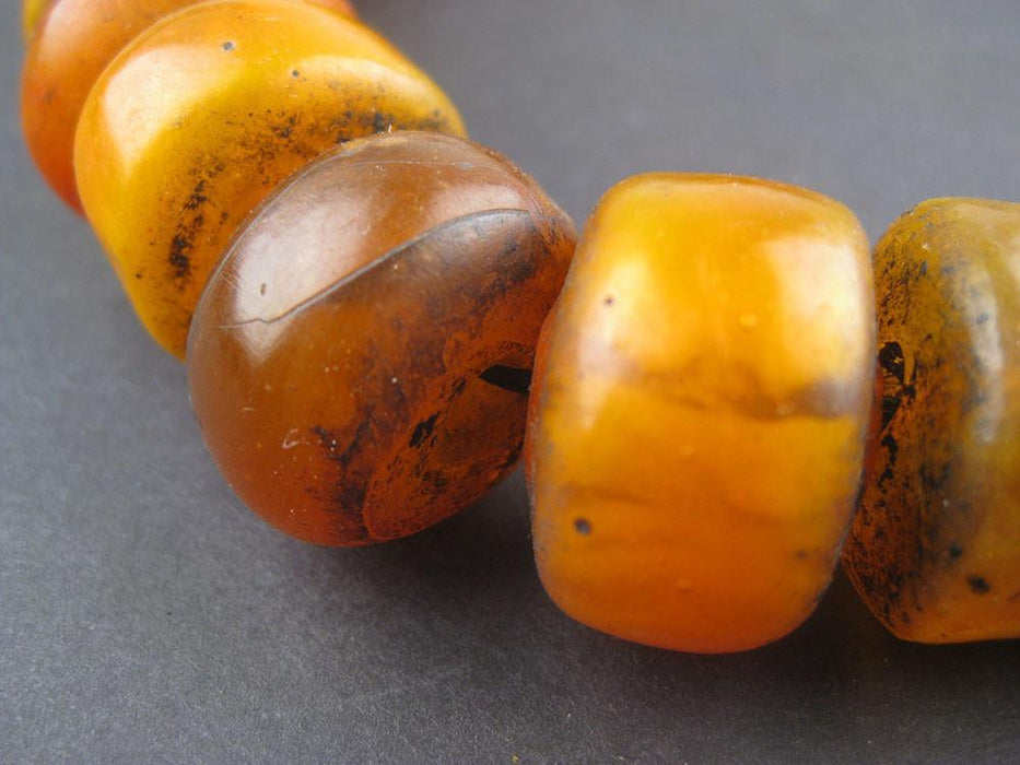 Moroccan Medley Amber Resin Beads (Petite) - The Bead Chest