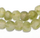 Olive Swirl Recycled Glass Beads (14mm) - The Bead Chest