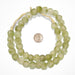 Olive Swirl Recycled Glass Beads (14mm) - The Bead Chest