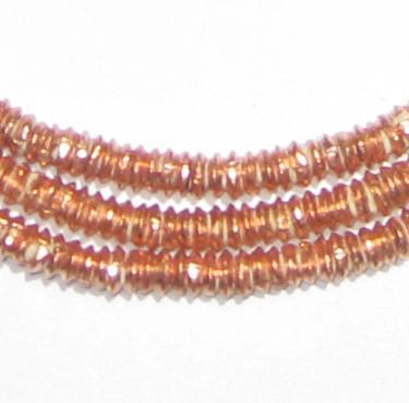 Copper Heishi Ethiopian Beads (4mm) - The Bead Chest