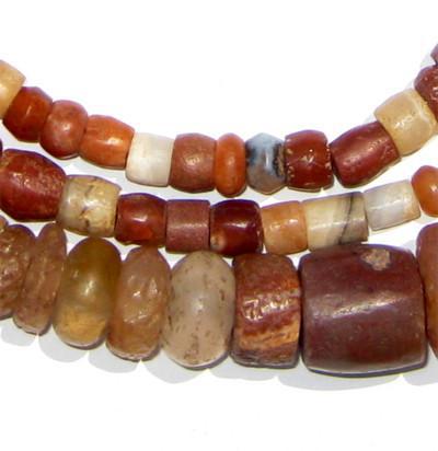 Ancient Multicolor Mali Stone Beads - The Bead Chest