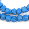 Deep Blue Moroccan Pottery Beads (Chunk)