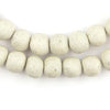 White Moroccan Pottery Beads (Round)