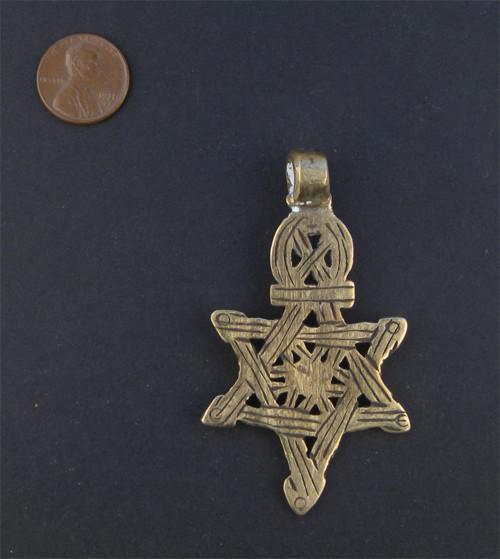 Ethiopian Falasha Star of David (Medium) - The Bead Chest
