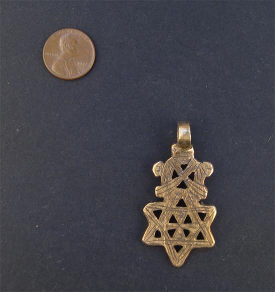 Ethiopian Falasha Star of David (Small) - The Bead Chest