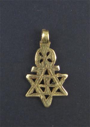 Falasha Star with Crown (Small) - The Bead Chest