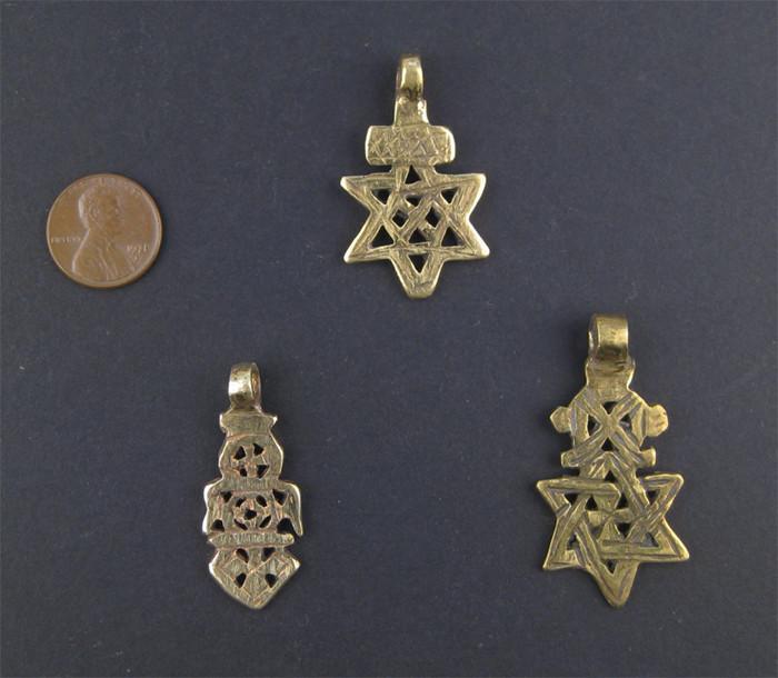 Ethiopian Coptic Cross (Set of 3) - The Bead Chest