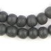 Black Moroccan Pottery Beads (12mm) - The Bead Chest