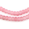 Rose White Heart Beads (7mm)