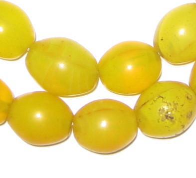Yellow Tomato Beads (15x14mm) - The Bead Chest