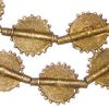 Brass Baule Beads, Sun Design (23mm)