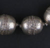 Jumbo Artisanal Ethiopian Silver Beads (Strand)