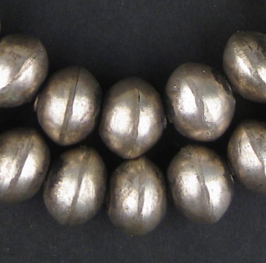 Artisanal Ethiopian Coin Metal Beads - The Bead Chest